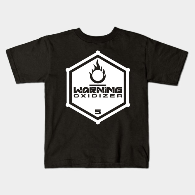 Warning: Oxidizer Kids T-Shirt by TerminalDogma